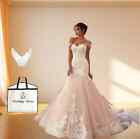 2024 Off-Shoulder A-Line Princess Bride's Ball Gown Lace Wedding Dress