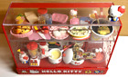 2009 Re-ment Lot 8 Set Hello Kitty Miniature Showcase Mini Toy Cooking Food #B94