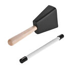 Wood Steel Cowbell Mallet + Stick Drum Percussion Set Musical Instrument Gift