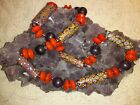 Vintage Antique African Millefiori Trade Beads Necklace