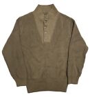 Filson Cotton Henley Guide Sweater 20154341 CC Olive Dark Army Green Button