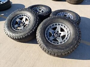 17x9 FUEL Warp Ford F-150 Expedition rims wheels 6x135 tires Gray 35