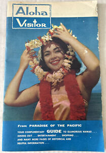Aloha Visitor Vol. 1 No. 4 March 1961 Vintage Booklet Vtg Ads Matson