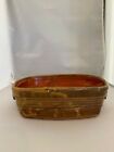 K.  KRIEGEl Studio Pottery Signed Leather Look Candy Dish