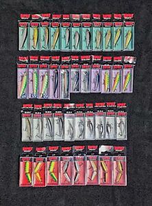 ❗️Lot of 40❗️RAPALA LURES Original HuskyJerk Jointed CountDown Bass Pike Trout