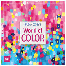 Sarah Coey’s World of Color 2021 Wall Calendar 12 x 12 w