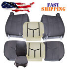 For 2003-2007 Chevy Silverado 1500 2500 Driver / Passenger Cloth Seat Cover Gray (For: More than one vehicle)