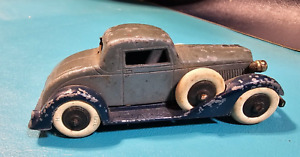 RARE Vintage 1930's Tootsie Toy Two Tone & Blue fenders Graham Coupe Car