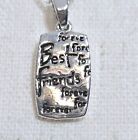 Zoey Simmons Best friends necklace Gift NEW sterling Silver filled Gift Box inc