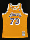 100% Authentic Dennis Rodman Los Angeles Lakers Home Swingman Jersey Throwback