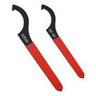 2pcs Coilover Spanner Wrench Set Cshape Shock Spanner Hook Wrench Tools For Susp