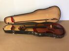 Antique violin with bow and case, 100-years old pre-revolutionary Russian