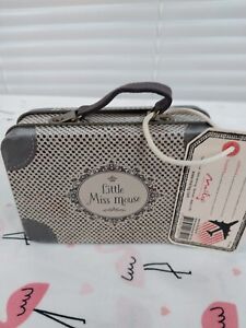 MAILEG LITTLE MISS MOUSE SUITCASE-NWT. DISCONTINUED