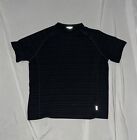 Tasc Performance Bamboo Athletic T Shirt Short Sleeve Mens Size Xl Black Striped