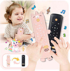 Baby Girl Toys - Baby Remote Control Toy with Unicorn Silicone Cover - Baby Musi