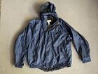Orvis Rain Jacket Mens Large Waterproof Fishing Packable Hood Stowable Vented