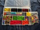 RAINBOW LOOM Lot, Tools, Rubbers Bands, And Various Supplies