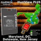 Garmin HuntView Plus Maps DE + MD + NJ + DC - Birdseye Satellite Imagery microSD