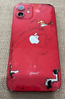 Apple iPhone 12 - 64 GB - Red (Unlocked) Cracked Screen & Back, Parts/Repair!!