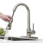 New ListingHigh Arc Matte Black Spring Kitchen Faucet with Pull Down Sprayer, Rv Paint B...