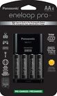 Panasonic Eneloop Pro Battery Charger with 4-Pack AA High Capacity Rechargeable