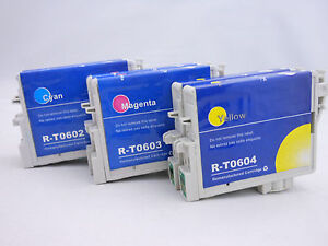 6PK T0602 T0603 T0604 Ink Cartridge for Epson Stylus C88 CX4800 CX5800F CX7800