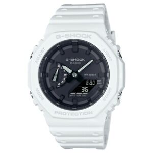 -NEW- Casio G-Shock White Analog / Digital Watch GA2100-7A