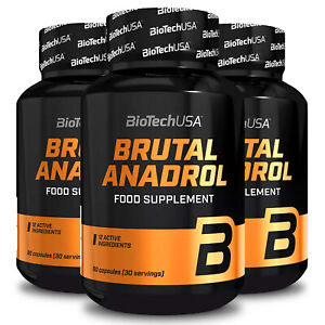 BIOTECH USA BRUTAL ANADROL - New - Testosterone Booster Energy Muscle Growth