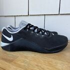 Nike Metcon 5 Mens Size 9 Black Gray Athletic Running Shoes Sneakers CJ5613-991