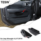 2pc Front Door Side Storage Box Accessories for Jeep Wrangler JL & Gladiator 18+ (For: Jeep Wrangler)
