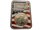 New Listing2023 Silver American Eagle NGC MS70 First Day of Release Flag Core Eagle Label