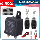 12V Wireless Dual Remote Car Battery Disconnect Relay Master Kill Cut-off Switch