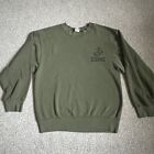 Vintage United States Marine Corps Sweatshirt Crewneck Small Green Made In Usa