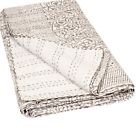 Indian Handmade Kantha Quilt King Size Bedspread Blanket Throw Cotton Gudari