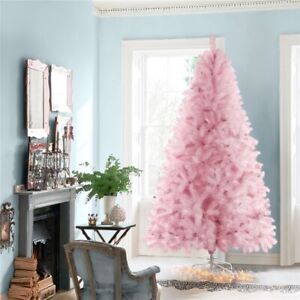 6ft Unlit Hinged Spruce Artificial Christmas Tree Lifelike Holiday Decor Used