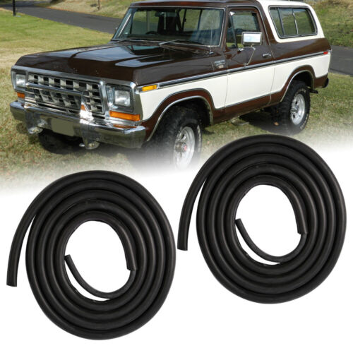 For 1973-1979 Ford Bronco F100 F150 F250 F350 2Pcs Weatherstrip Front Door Seal