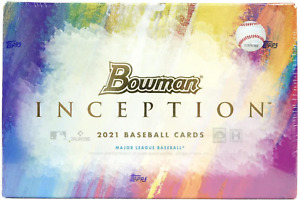 2021 Bowman Inception Baseball Factory Sealed Hobby Box