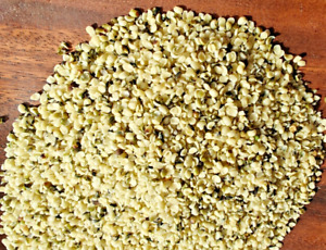 Organic Golden Hemp Hearts -2.2 Lb (35.2 oz / 1 KG) Non-GMO, Fresh Harvest, Raw