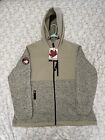 Canada Weather Gear Women's Fleece Jacket MSRP $185 SIZE 1X -Heather Oatmeal-NWT