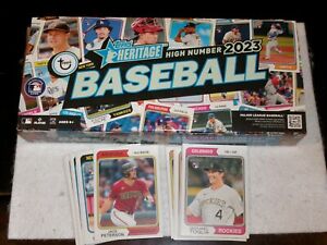 2023 Topps Heritage High Number Base Cards #501-700 Complete Your Set All $1