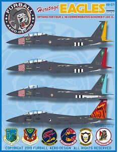 1/48 Furball F-15C/E Heritage Eagles