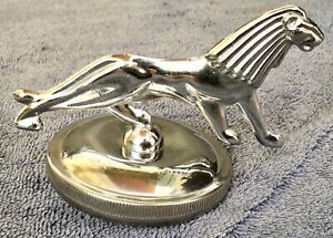 antique LION RADIATOR CAP hood ornament MASCOT Ford Model A T old Chevy/GM auto (For: 1968 Impala)