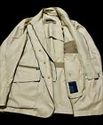 CORNELIANI ID - 42 R - Khaki Cotton/Nylon Removable Bib Car Coat Jacket