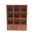 9 Grids Wooden Shelf Storage Shelves Office Organizer Cabinet