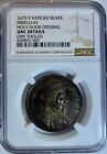 1675 V Vatican Silver Miselli-61 Holy Door Opening NGC Unc Details