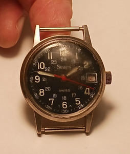 ~RARE Circa. 1967 Vietnam War SOG Sears Swiss Vintage Military Wristwatch~