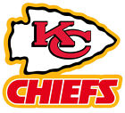 Kansas City Chiefs - Die Cut Laminated Vinyl Sticker/Decal - NFL Multiple Sizes