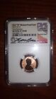 2019-W Lincoln Reverse Proof Cent 1c NGC PF70RD - Lyndall Bass signed label