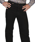 Scully Western Pants Mens Old West Durable Canvas Rugged- RW040 BLACK- SIZE 40
