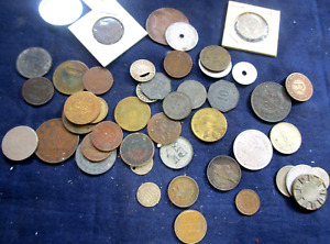 NICE LOT OF UNITED STATED AND FOREIGN COINS, SOME NICE EARLY STUFF HERE